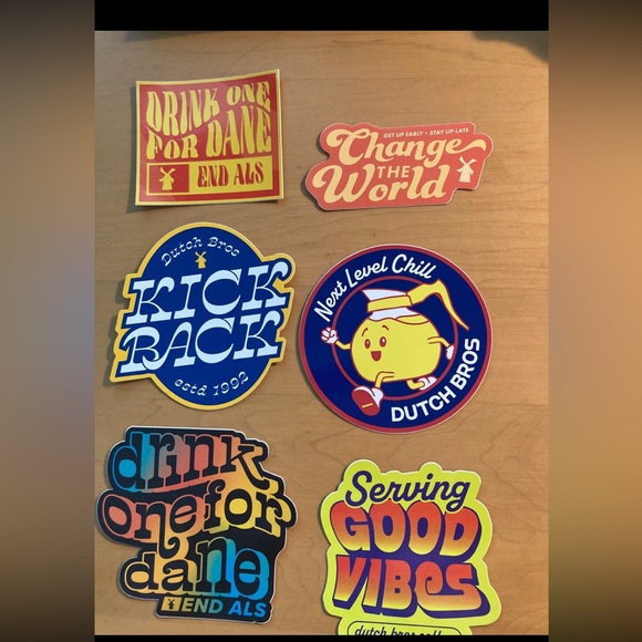 Zombie, Christmas, Arizona Rare Hard to Find Dutch Bros Stickers Mystery Bundle - Picture 2 of 16